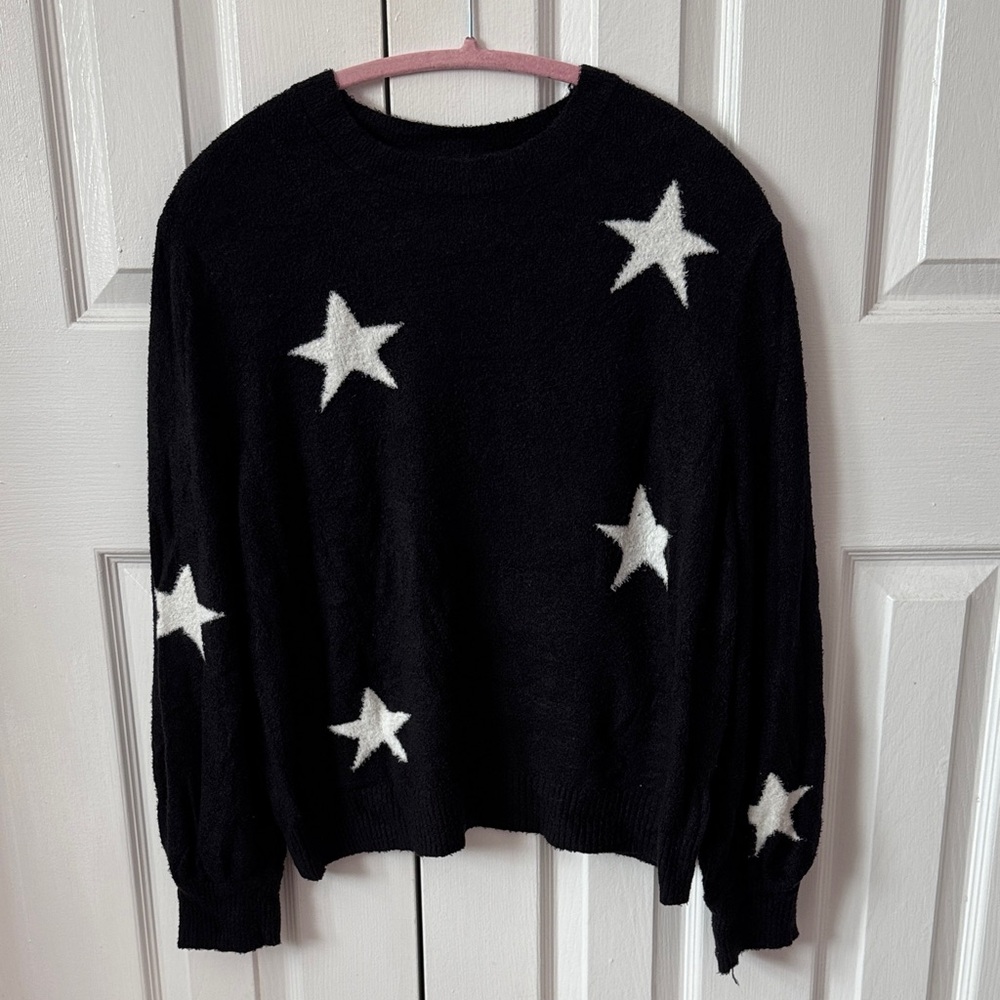 Women’s Rachel Zoe Black & White Star Sweater